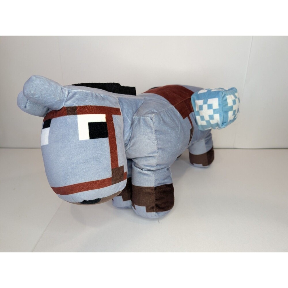 2022 Minecraft Legends Pack Horse 18" Pillow Buddy Plush Stuffed Animal - Picture 3 of 8